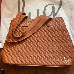 Lug VL Shoulder Bag - Cognac